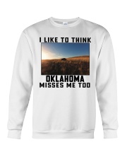 Oklahoma Misses Me Too Crewneck Sweatshirt tile