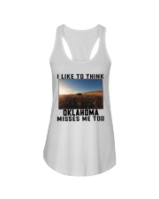 Oklahoma Misses Me Too Ladies Flowy Tank tile