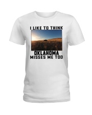 Oklahoma Misses Me Too Ladies T-Shirt tile