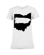 MAP PUERTO RICO IN OHIO Premium Fit Ladies Tee tile