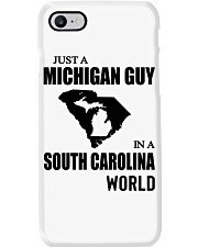 MICHIGAN GUY IN SOUTH CAROLINA Phone Case tile