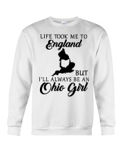 OHIO GIRL LIFE TOOK ME TO ENGLAND Crewneck Sweatshirt tile