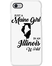 MAINE GIRL IN ILLINOIS Phone Case tile