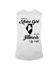 MAINE GIRL IN ILLINOIS Sleeveless Tee tile