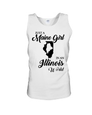 MAINE GIRL IN ILLINOIS Unisex Tank tile