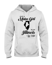 MAINE GIRL IN ILLINOIS Hooded Sweatshirt tile