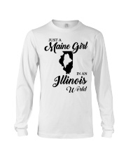 MAINE GIRL IN ILLINOIS Long Sleeve Tee tile