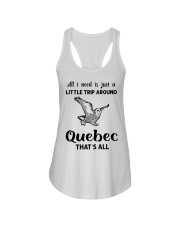 A Little Trip Around Quebec Ladies Flowy Tank tile