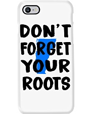 Vermont Map Don't Forget Your Roots Phone Case tile