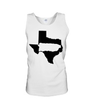 MAP PUERTO RICO IN TEXAS Unisex Tank tile