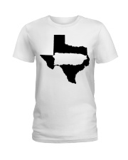 MAP PUERTO RICO IN TEXAS Ladies T-Shirt tile