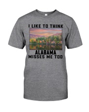 Alabama Misses Me Too Classic T-Shirt front