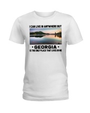 Georgia Only Place Lives In Me Ladies T-Shirt tile