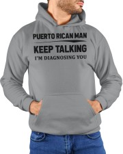 Puerto Rican Man - I'm Diagnosing Hooded Sweatshirt custom-hoodie-sweatshirt-lifestyle-front-179