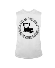OHIO GIRL LIVING IN LOUISIANA Sleeveless Tee tile