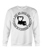 OHIO GIRL LIVING IN LOUISIANA Crewneck Sweatshirt tile