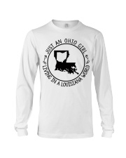 OHIO GIRL LIVING IN LOUISIANA Long Sleeve Tee tile