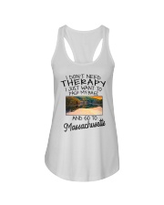 Pack My Bags - Go To Massachusetts Ladies Flowy Tank tile