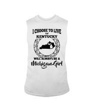 Michigan Girl I Choose To Live In Kentucky Sleeveless Tee tile