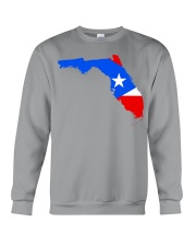 FLAG PUERTO RICO IN FLORIDA Crewneck Sweatshirt tile