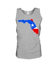 FLAG PUERTO RICO IN FLORIDA Unisex Tank tile