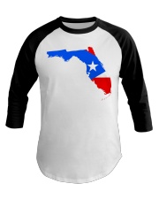 FLAG PUERTO RICO IN FLORIDA Baseball Tee tile