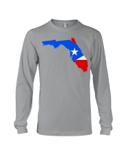 FLAG PUERTO RICO IN FLORIDA Long Sleeve Tee tile