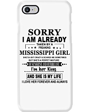 Taken By A Freaking - Mississippi Girl Phone Case tile