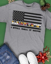 Flag Maryland- Call It Home Classic T-Shirt apparel-classic-tshirt-lifestyle-back-69