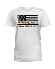 Flag Maryland- Call It Home Ladies T-Shirt tile