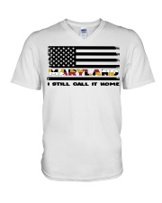 Flag Maryland- Call It Home V-Neck T-Shirt tile