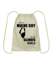 MAINE GUY IN ILLINOIS Drawstring Bag tile