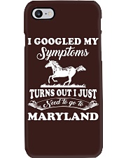 Google My Symptoms - Go To Maryland Phone Case tile