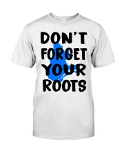 Quebec Map Don't Forget Your Roots Classic T-Shirt tile