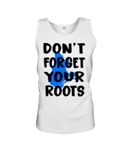 Quebec Map Don't Forget Your Roots Unisex Tank tile