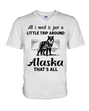 A Little Trip Around Alaska V-Neck T-Shirt tile