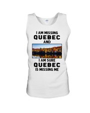 I Am Missing Quebec Unisex Tank tile