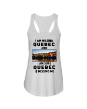 I Am Missing Quebec Ladies Flowy Tank tile