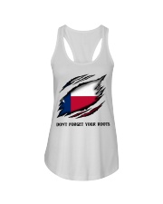 Don't Forget Your Roots - Texas Ladies Flowy Tank tile