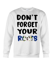 Connecticut Flag Don't Forget Your Roots Crewneck Sweatshirt tile