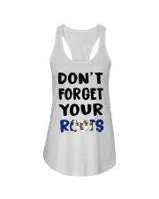 Connecticut Flag Don't Forget Your Roots Ladies Flowy Tank tile