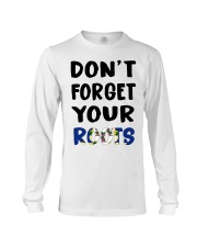 Connecticut Flag Don't Forget Your Roots Long Sleeve Tee tile
