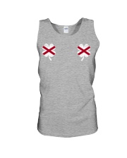 Alabama Flag - Four Leaf Clover Unisex Tank tile