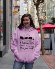 Maine girl can't be held responsible Hooded Sweatshirt lifestyle-unisex-hoodie-front-2