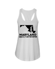 Maryland It's Not For Everyone Ladies Flowy Tank tile