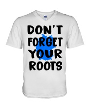 Germany Map Don't Forget Your Roots V-Neck T-Shirt tile