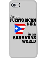 PUERTO RICAN GIRL IN ARKANSAS Phone Case tile