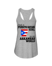 PUERTO RICAN GIRL IN ARKANSAS Ladies Flowy Tank tile