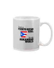 PUERTO RICAN GIRL IN ARKANSAS Mug tile