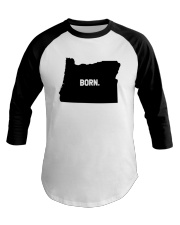 Oregon - Born Baseball Tee tile